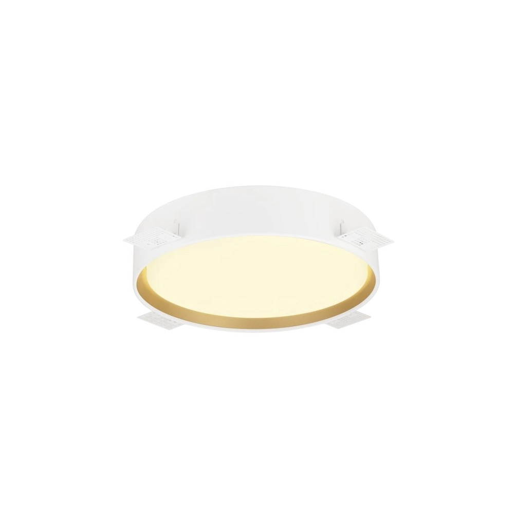 Deckenlampe Decona Ø 30cm weiß mit gold - 3000K/4000K SLV 4024163302975