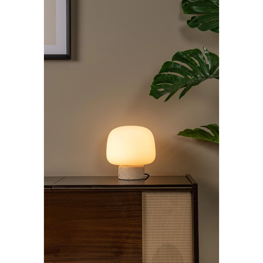 Japandi-Tischlampe Anston Opal Lucide 5411212051615