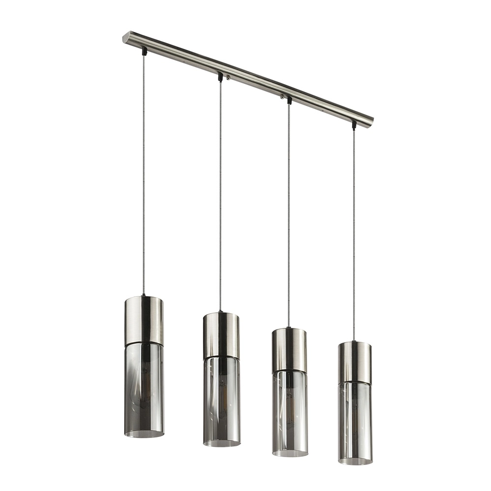 4-Licht Pendellampe Annika Nickel-Design Globo 9007371382200