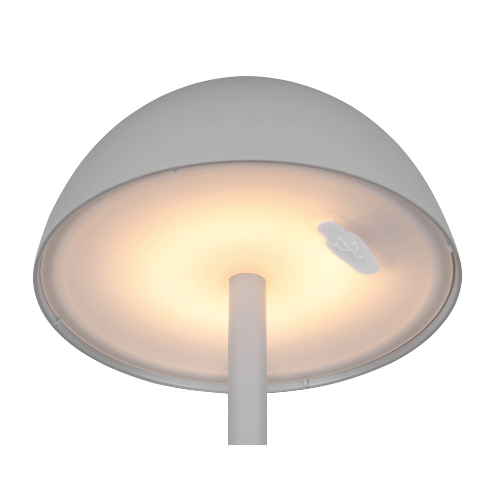 Tischlampe Ricardo grau Ø 13,5cm Trio 4017807601824