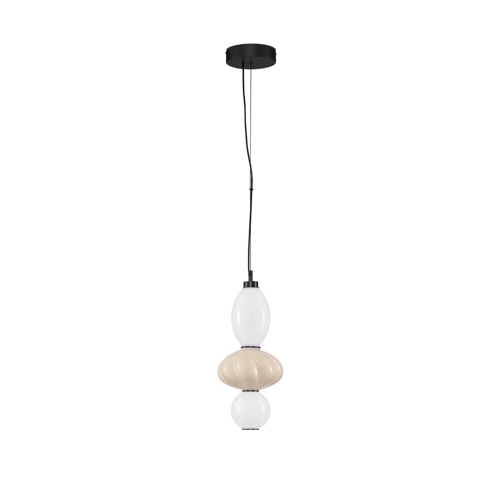 Pendelleuchte Oneta weiß - beige