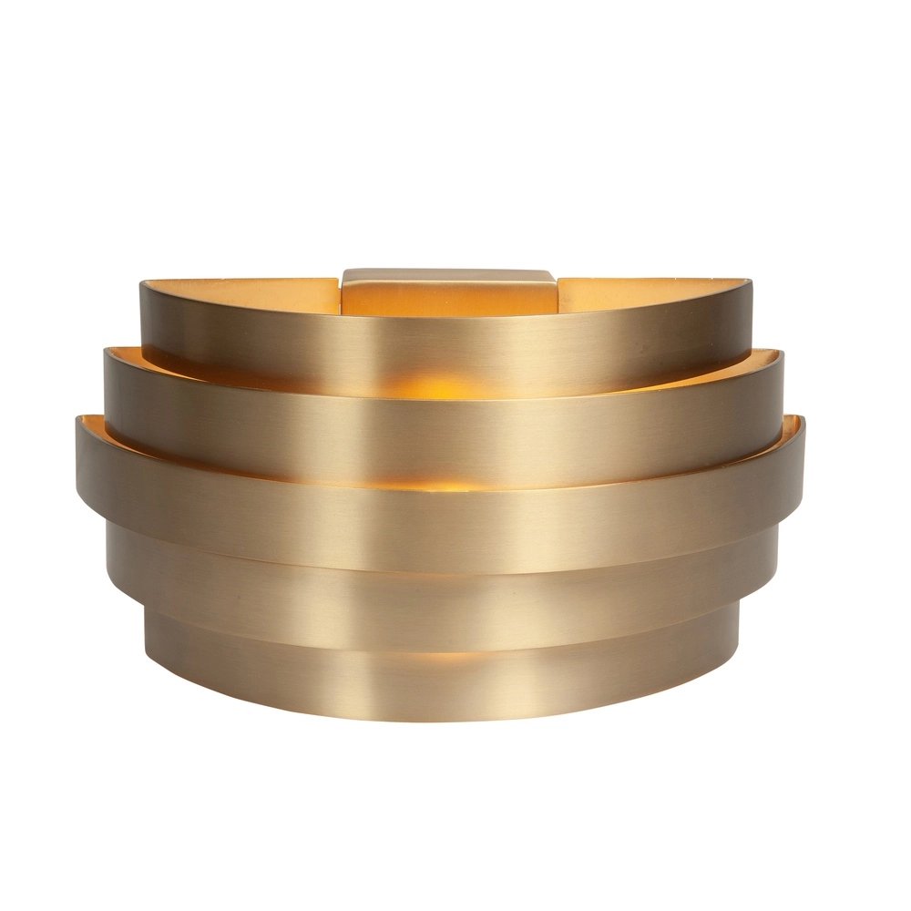Design-Wandleuchte Scudo gold 25cm