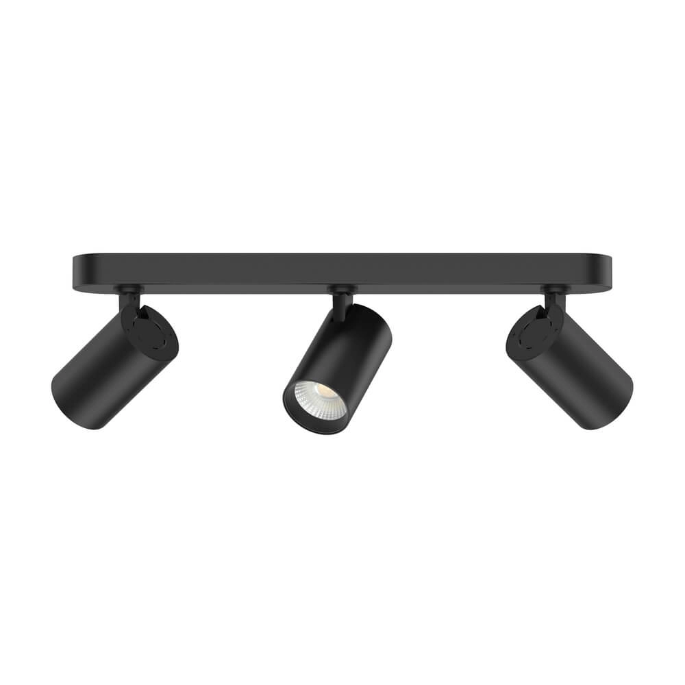 LED-Aufbaustrahler Tevo trio - schwarz - 2700K Lyora 4255805301586