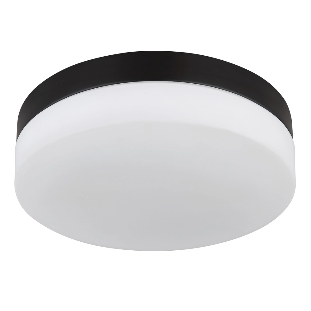Design-Deckenlicht Vranos schwarz für den Außeneinsatz Ø 24 cm Globo 9007371437764