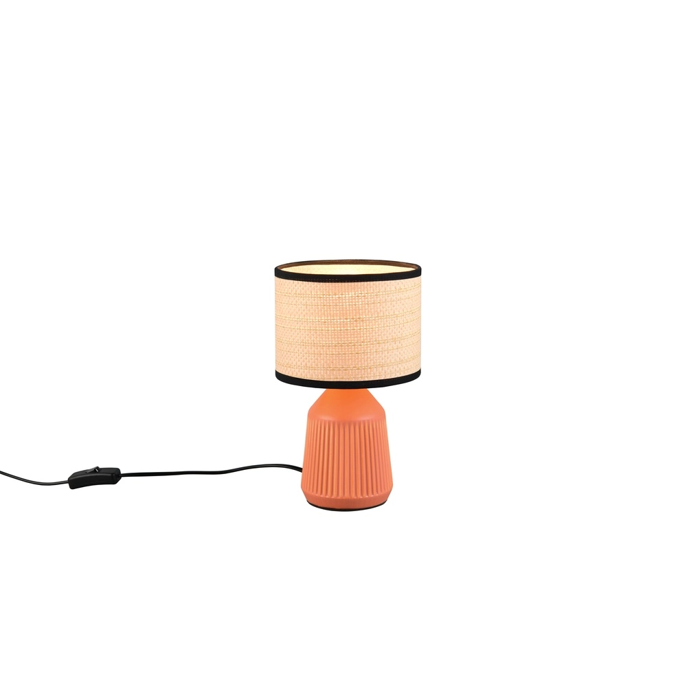 Tischlampe Formentera Ø 16 cm Terrakotta Trio 4017807692082