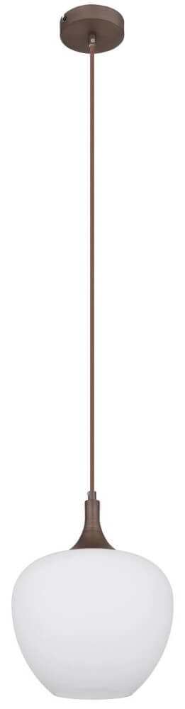 Braune Hängelampe Maxy 1-flammig Ø 24cm Globo 9007371445356