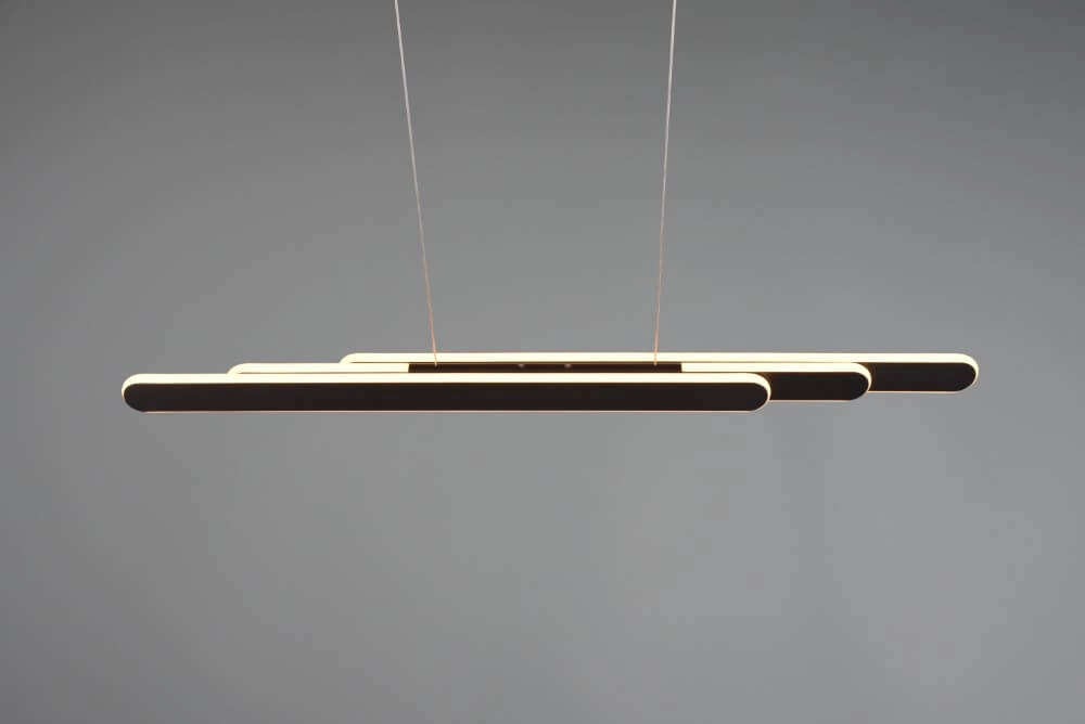 Hängelampe Helios 130cm schwarz Trio 4017807577839