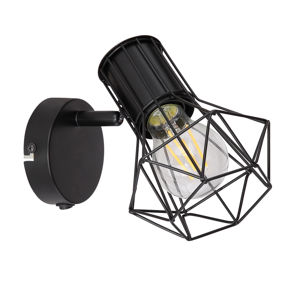 Wandlampe Priska Schwarz Globo 9007371412167