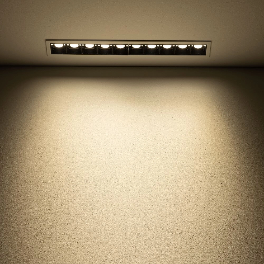 Weißer Einbaustrahler Midi Led 10x1 LEDs - 3000K Lyora 5903139100458