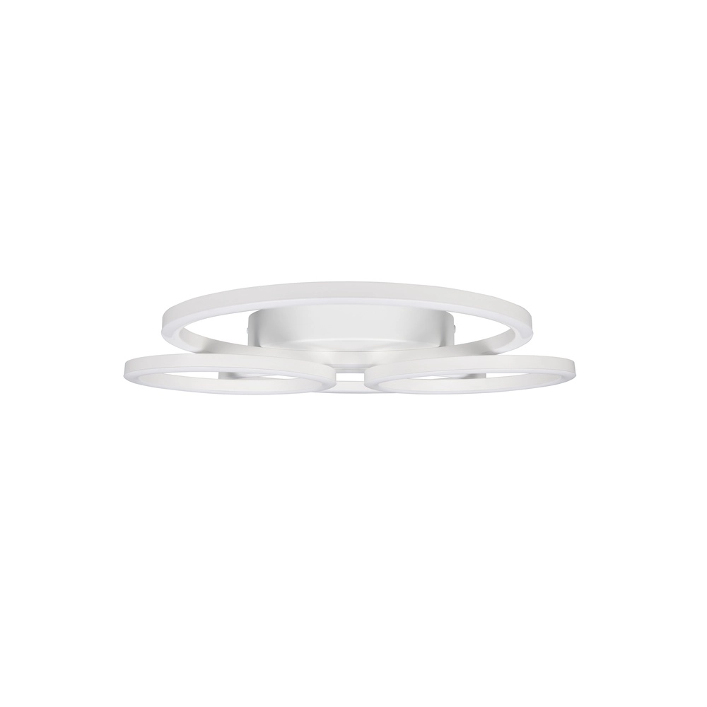 Moderne Deckenlampe Quilo Rundweiß Trio 4017807704259