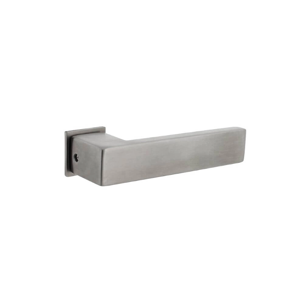 Fester Türgriff Amsterdam mit kleiner Rosette Edelstahl Intersteel 8714186561751