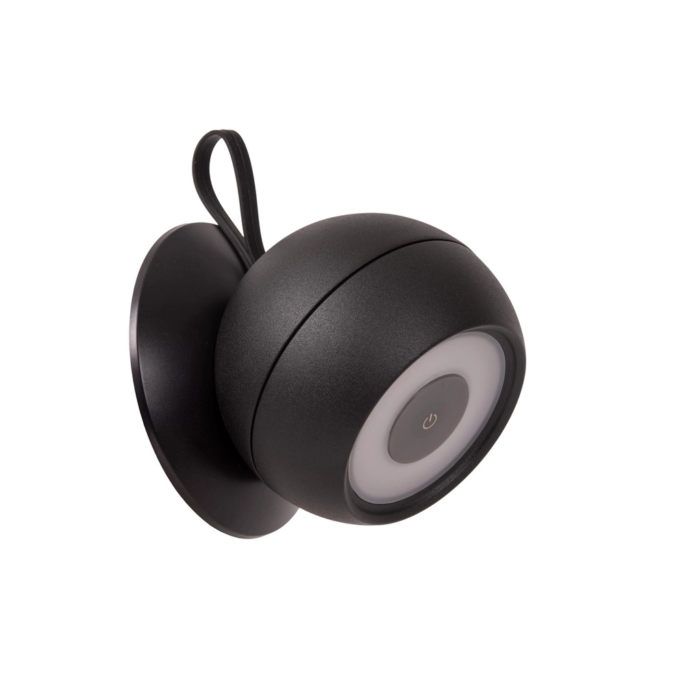 Wiederaufladbare Wandlampe Lunex Black Magnetic