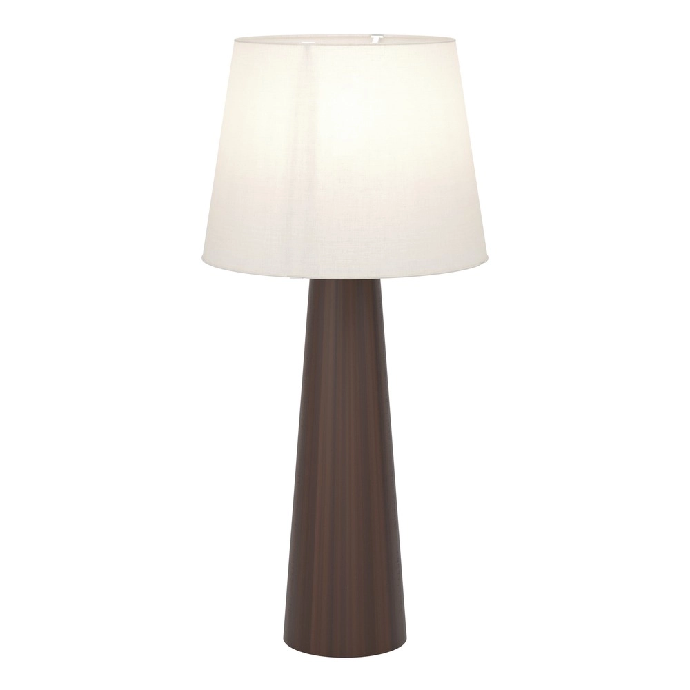 Land-Stehlampe Patemsico Braun mit Kapuze