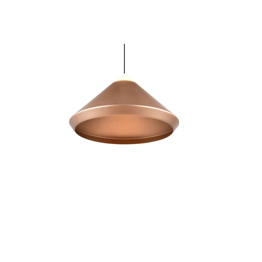 Moderne Pendelleuchte Laguna Ø 30cm kaffeebraun Trio 4017807677522