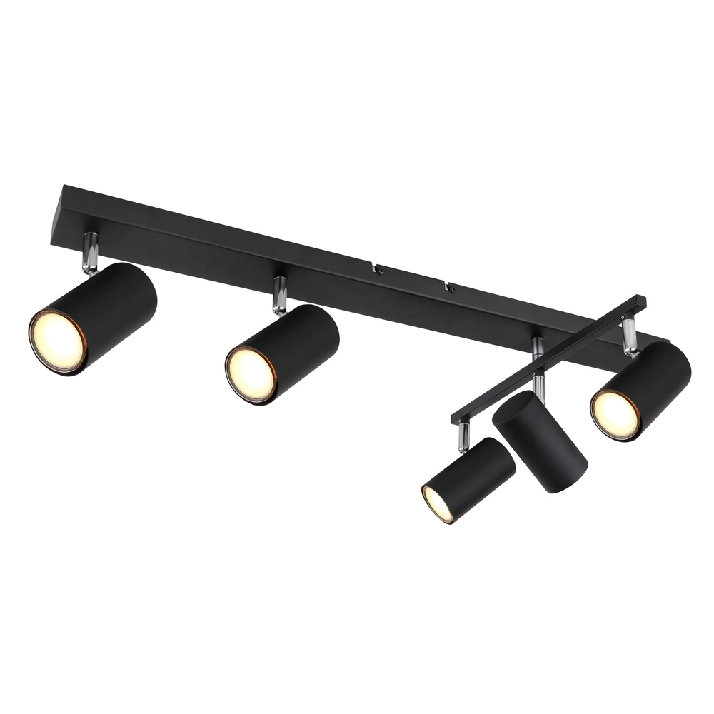 Deckenlampe 5-Leuchten Robby Schwarz Globo 9007371439577