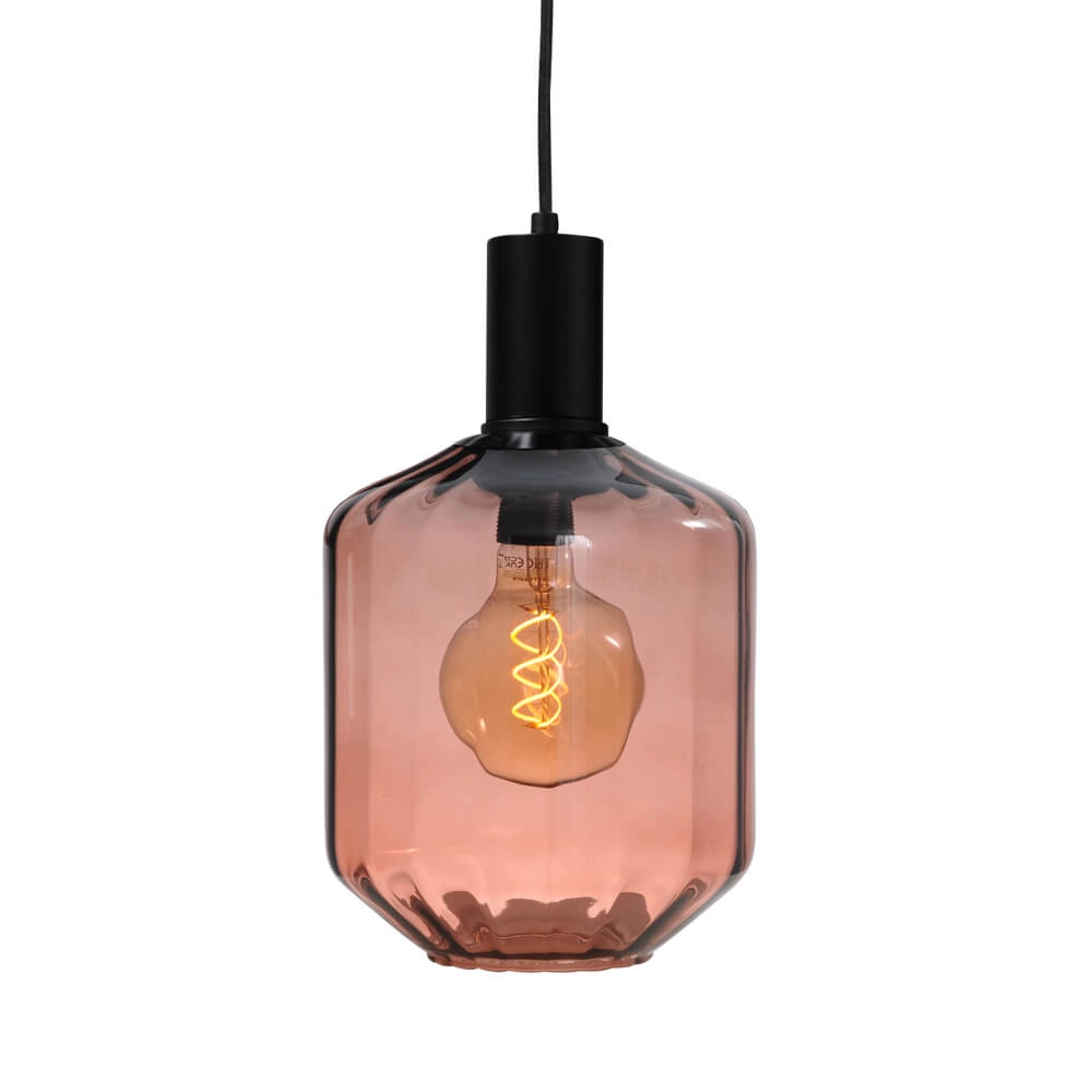 3-flammige Hängelampe - schwarz - Porto mit roten Jagger-Brillen – Ø 24 cm Masterlight 8718121269535