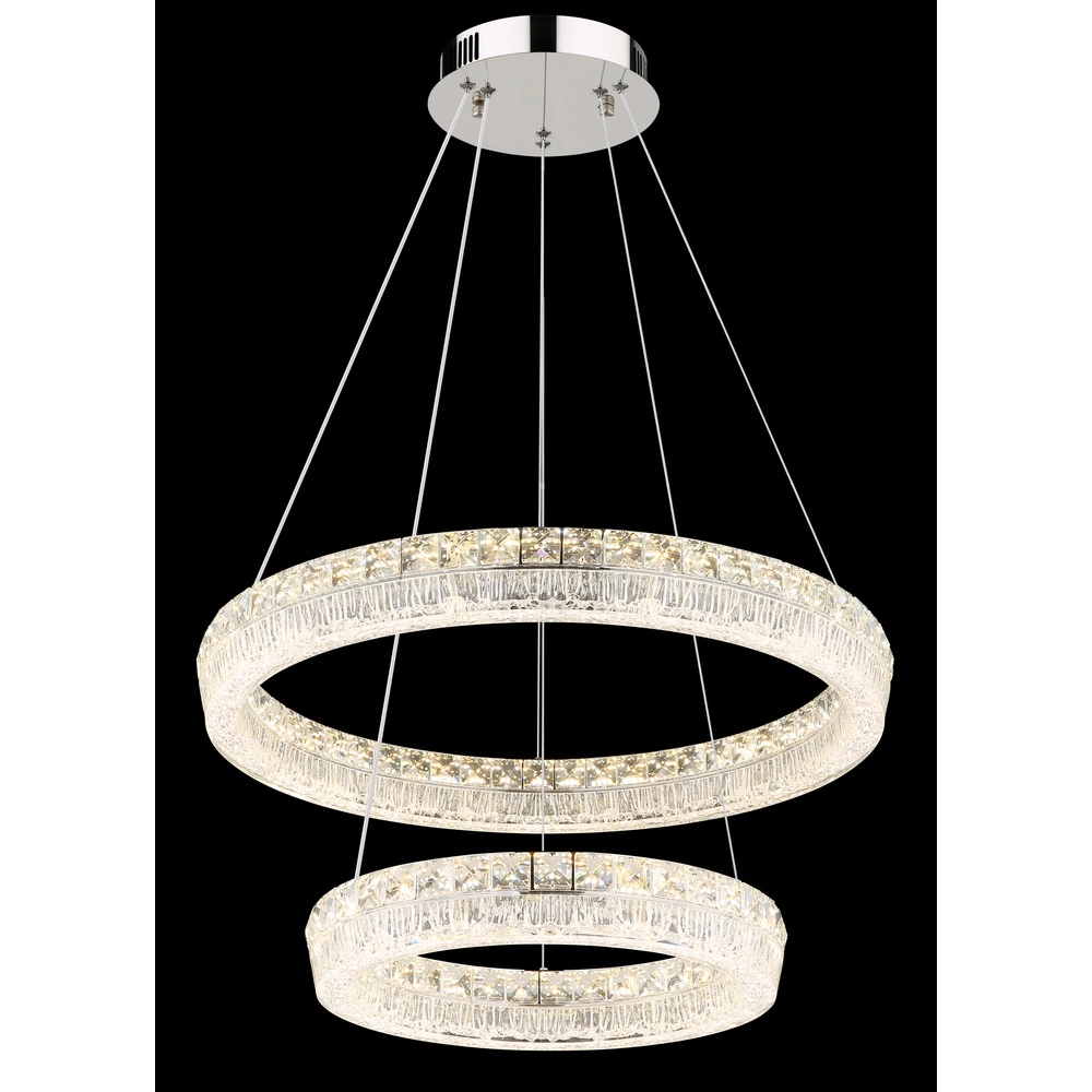 Pendellampe Laurel Chrom Ø 60cm Globo 9007371575770