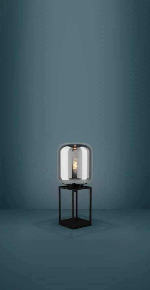 Rauchfarbene Tischlampe Bulciago 59cm Stars of Light 9002759399887