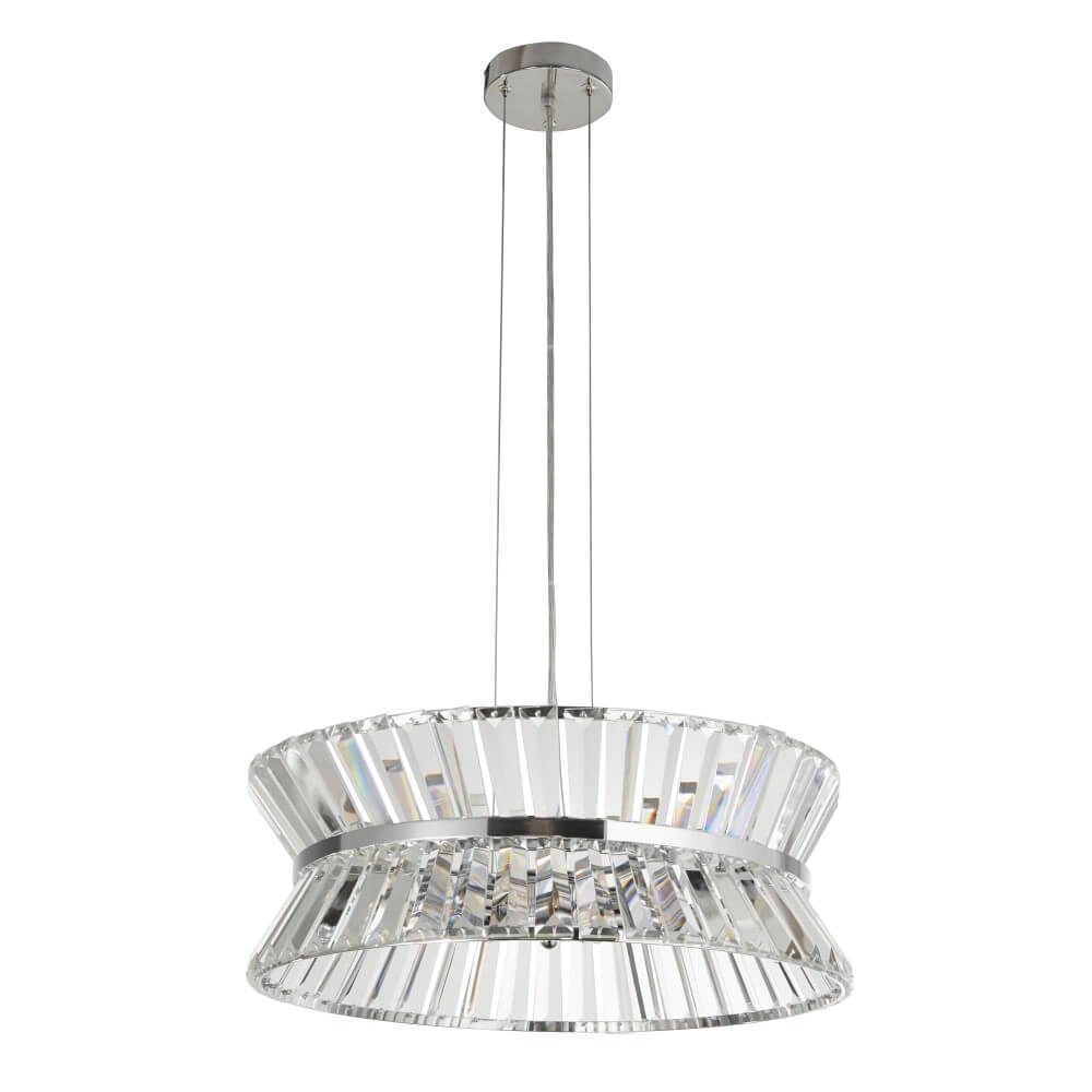 Design-Hängelampe Uptown rundes Chrom Searchlight 5053423244013