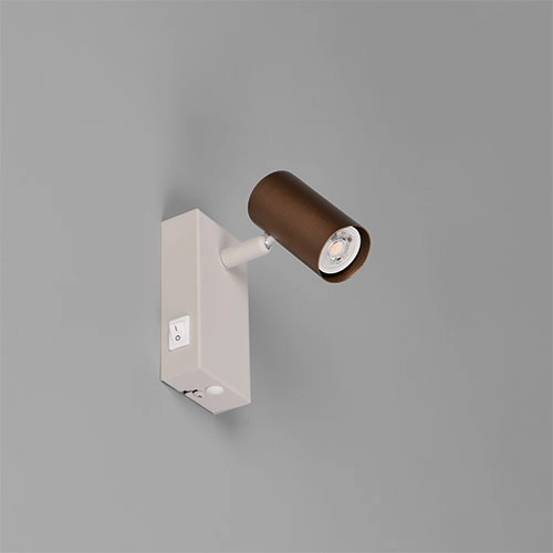 Oberflächenmontierter Scheinwerfer verstellbar Taryn Mocha Brown Trio 4017807685534