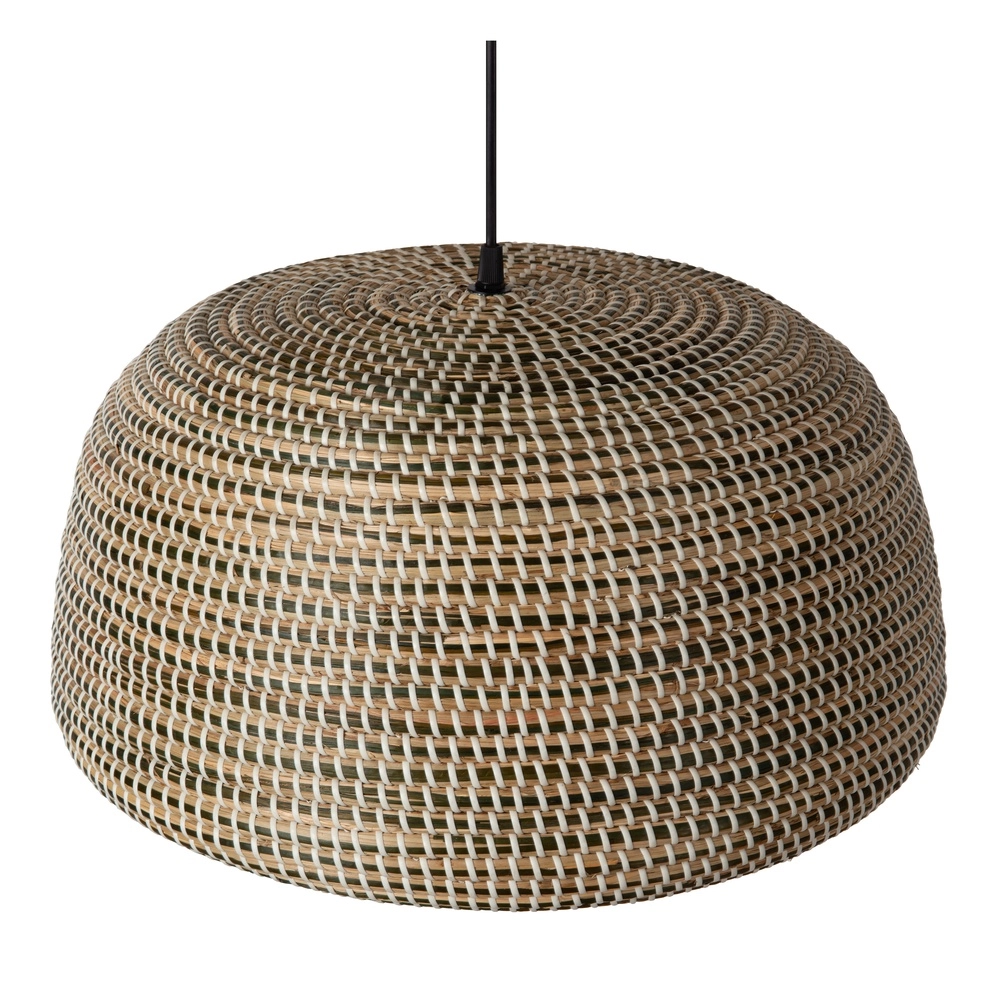 Seegras-Pendellampe Maduka Ø 47cm – braun Premium by Lucide 5411212106063