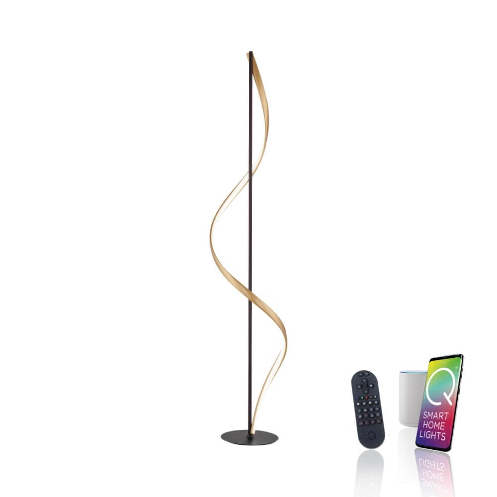 Designer-Stehleuchte Q-Swing Anthrazit Paul Neuhaus 4012248373781
