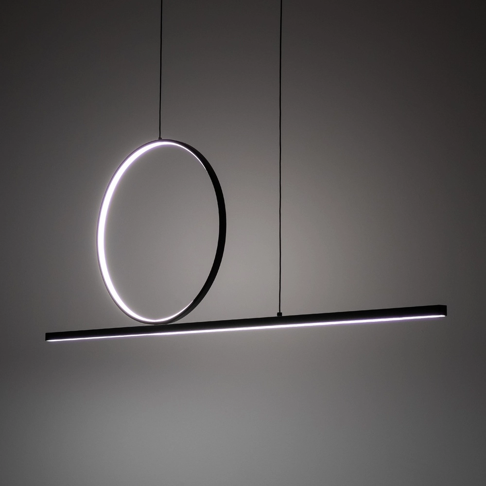 Moderne Pendellampe Lineo Led Schwarz Lyora 5903139118798