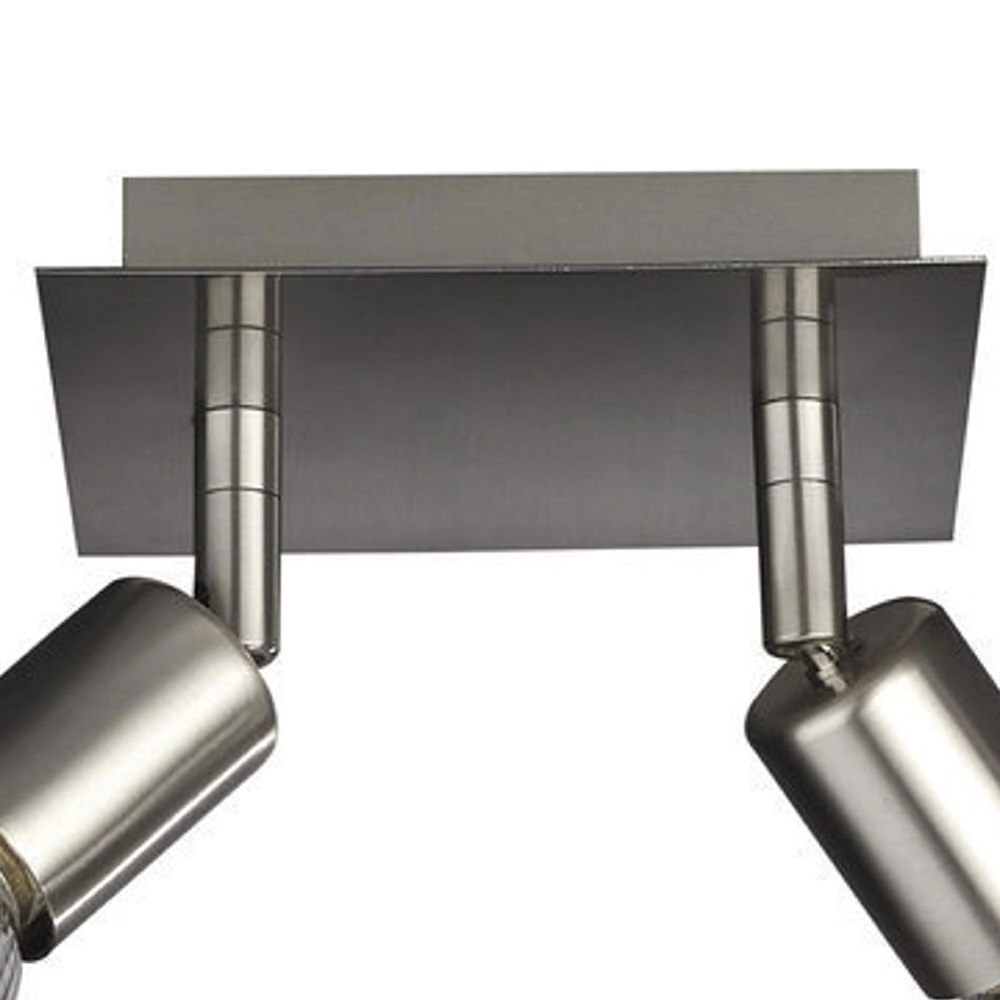 Deckenstrahler Carrea 2-Licht-Edelstahl Philips 5413987234378