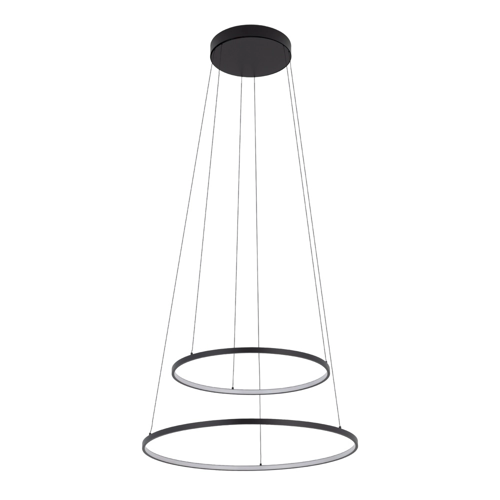 Design-Pendellampe Circolo Led schwarz Ø 60cm Lyora 5903139116473