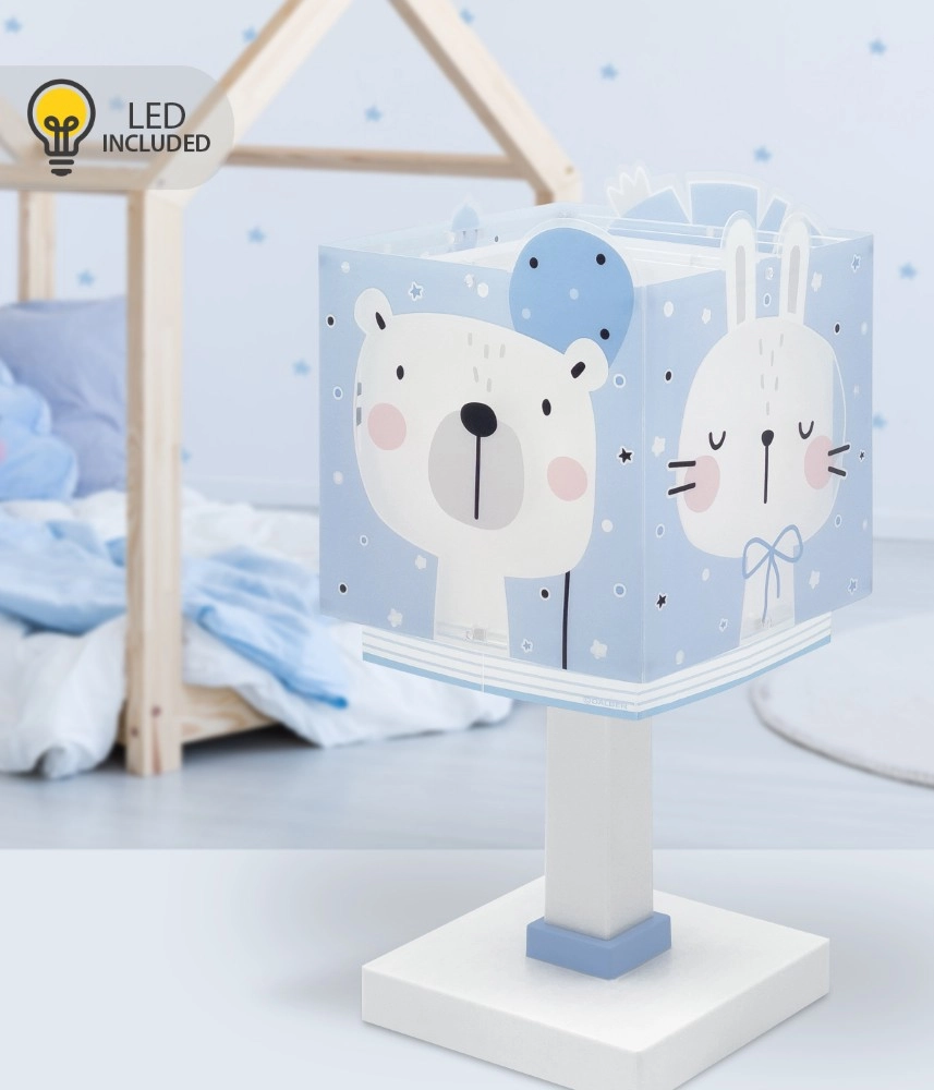 Tischleuchte für Kinderzimmer Baby Jungle blau Dalber 8420406002408