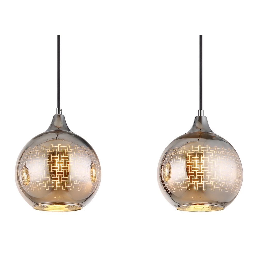 3-Licht Pendellampe Lourdes Weiß Globo 9007371509072