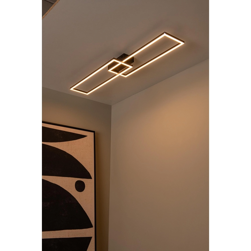 Design-Deckenlampe Arianne Langgestrecktes Schwarz Lucide 5411212530905