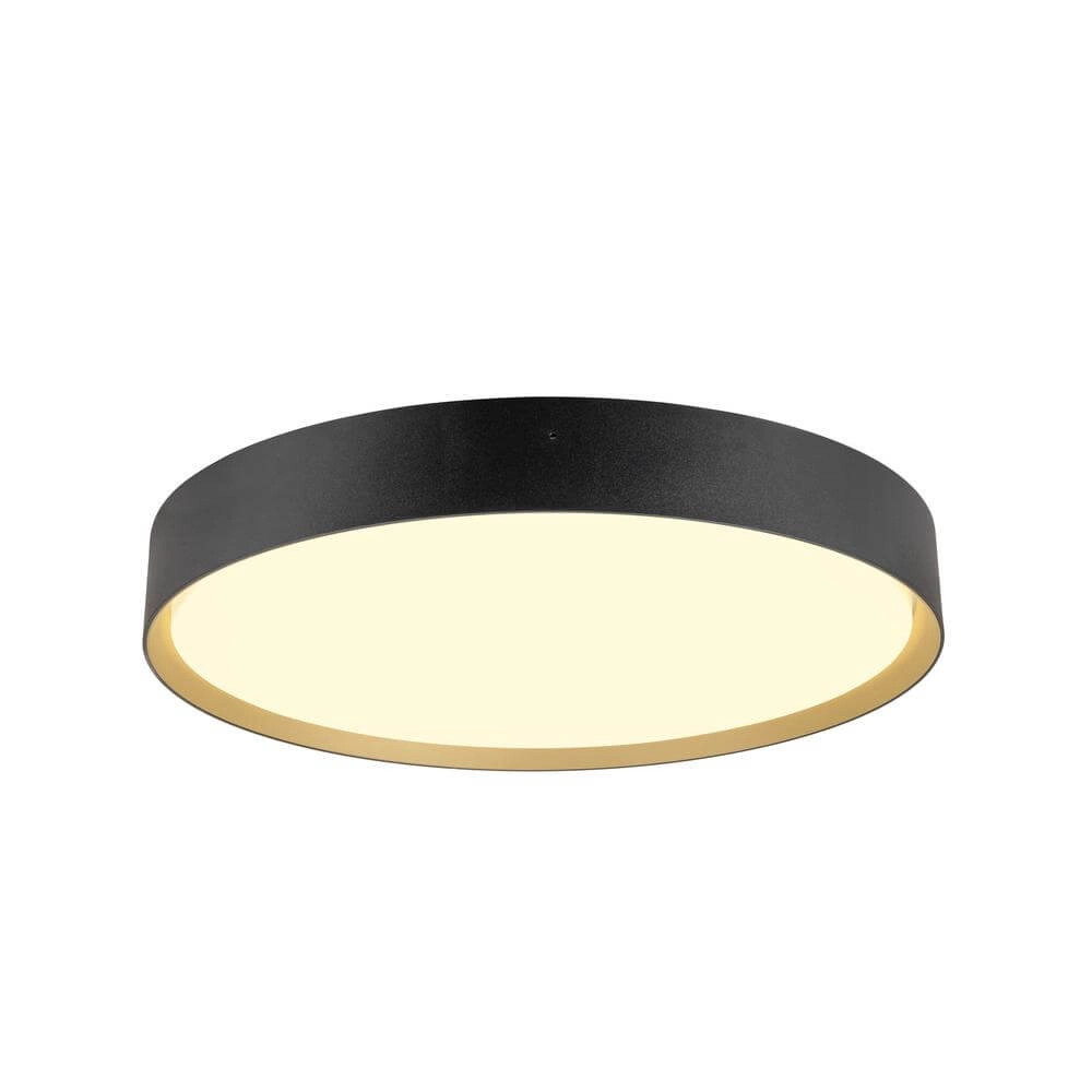 Deckenlampe Decona 42 schwarz-gold Ø 42cm SLV 4024163298155