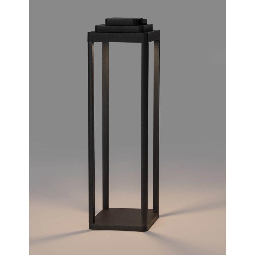 Schlanke Tischleuchte Figi anthrazit 50cm