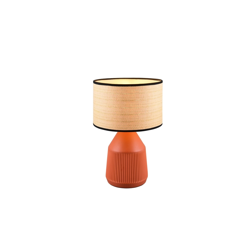 Tischlampe Formentera Ø 28 cm Terrakotta Trio 4017807678147