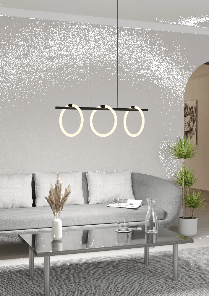 Moderne Hängelampe Caranacoa 3-flammig Eglo 9008606244645