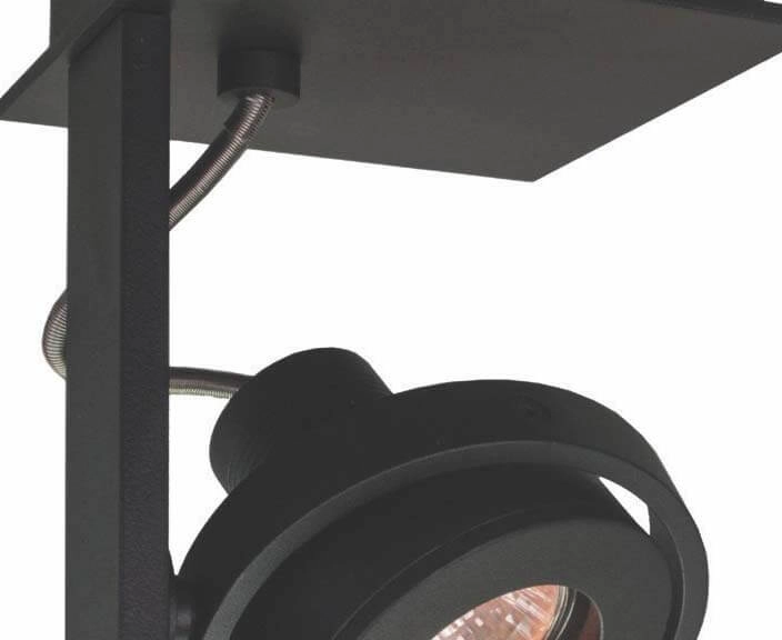1-Lampen-Scheinwerfer Meist Schwarz Artdelight 8719831731794