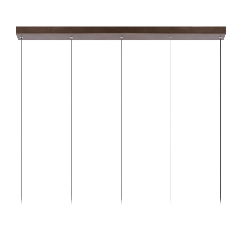 Elegante Pendellampe Margary 5-helles Kaffeebraun Lucide 5411212241900