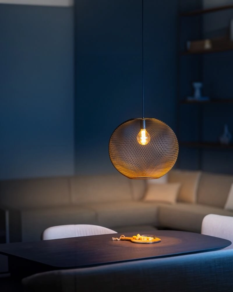 Braune Pendelleuchte Billie Ausführung Ø 40cm ETH 8720195308843
