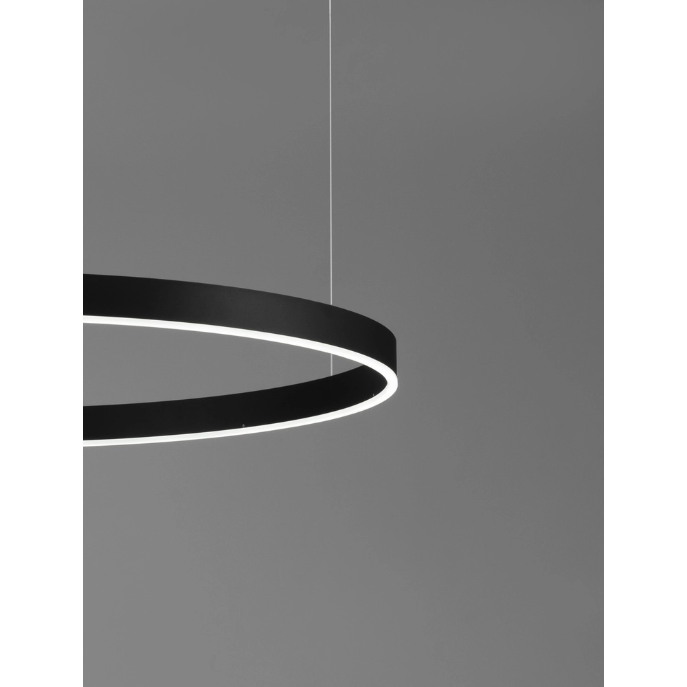 Pendelleuchte Motif schwarz Ø 150cm 3000K Lyora 5212017439291