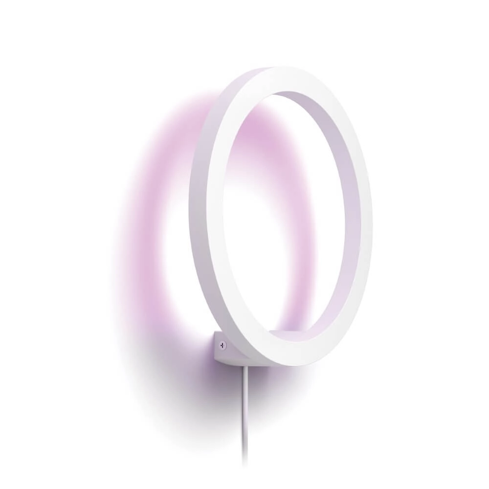 Wandleuchte Circle Hue Sana - White and Color Weiß Philips 8719514343405