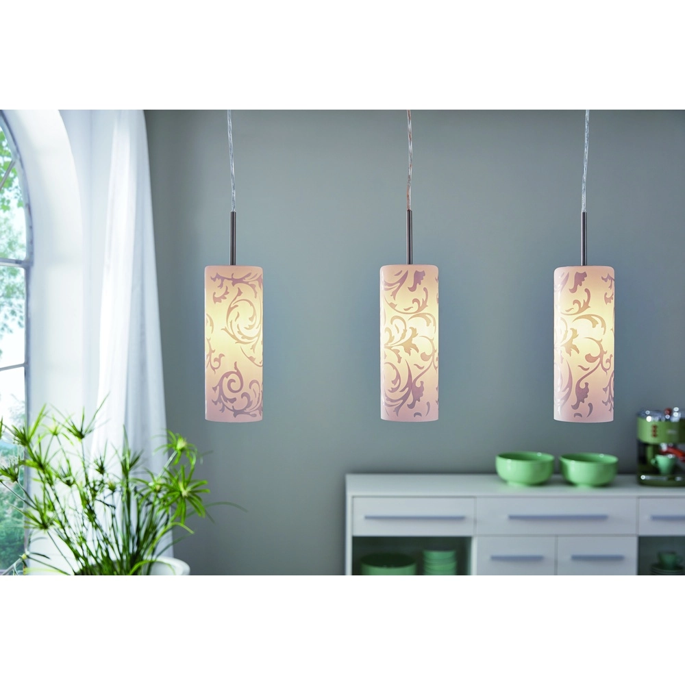 3-Licht Pendellampe Amadora Nickel Eglo 9002759900489