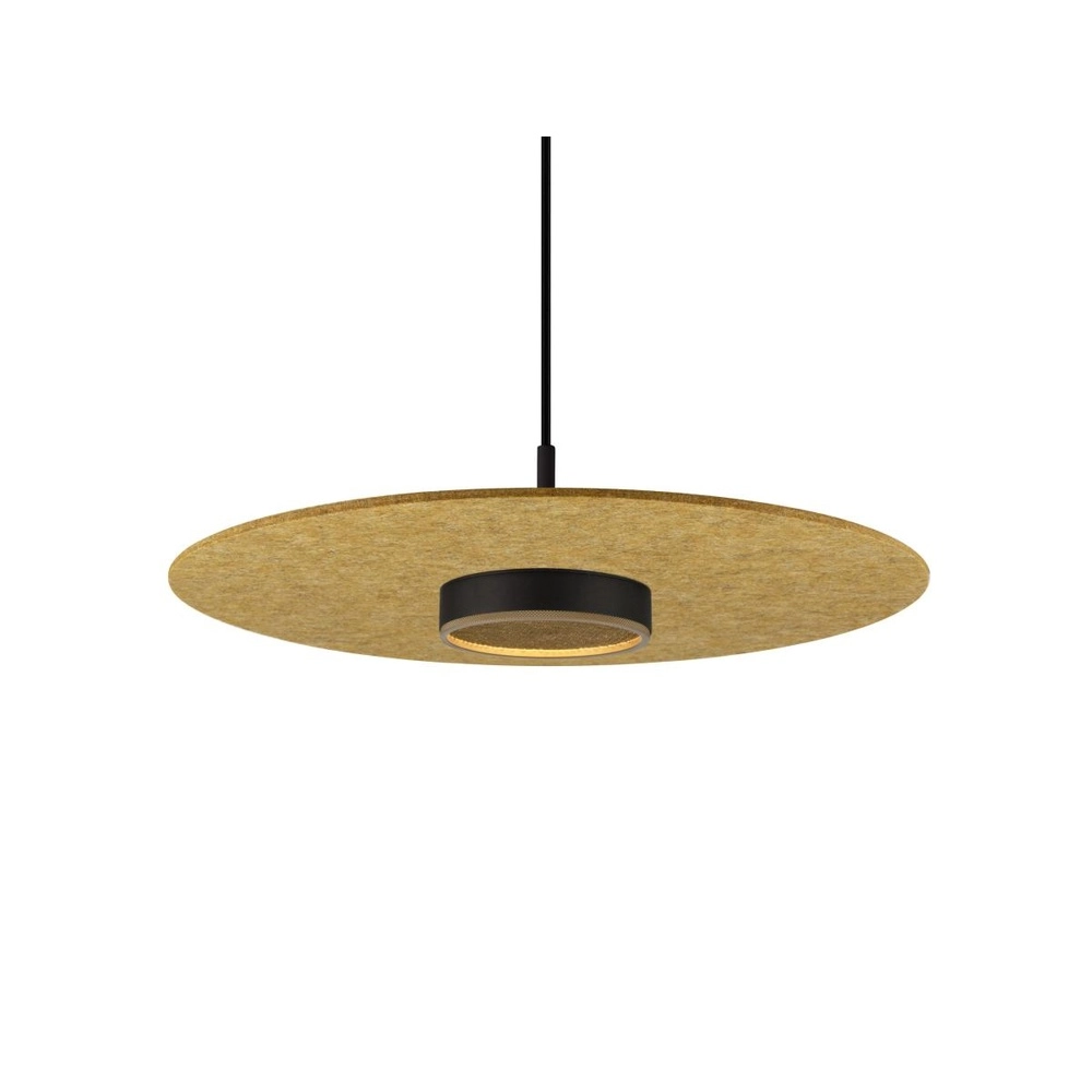 Kapuze aus Filz Grip! Flat Ø 50 x 0,6cm ockergelb SLV 4024163316163