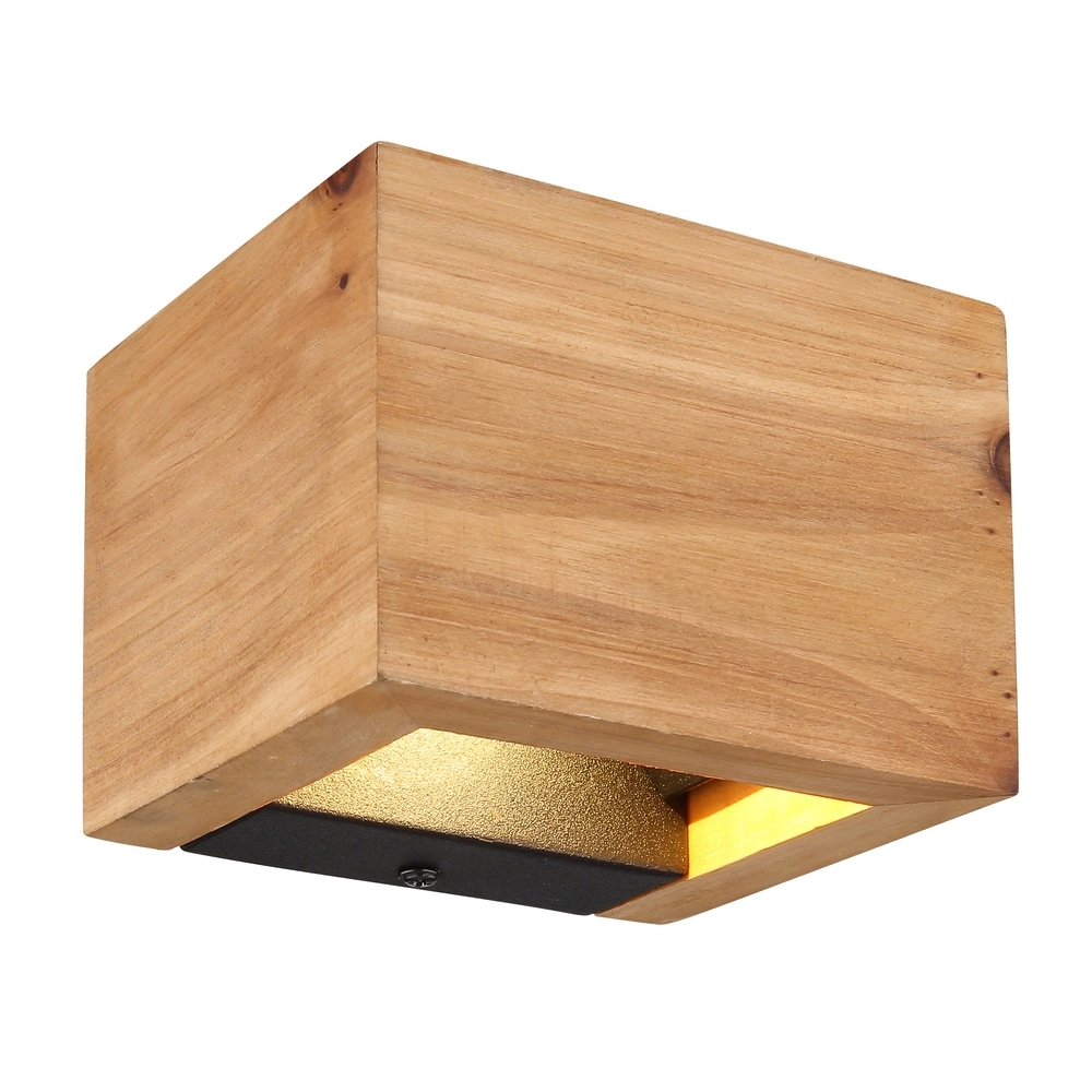 Holzwandlampe Alina Hoch und runter Globo 9007371442591