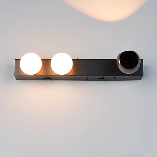 Wandlampe Arpino Schwarz 30cm Trio 4017807683622
