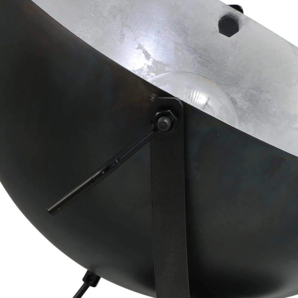 Stehlampe Larino 40 schwarz mit altem silber Masterlight 8718121236834