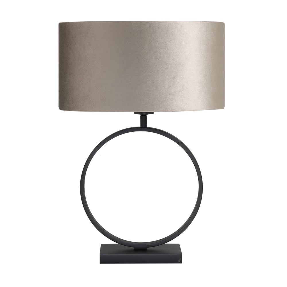 Design-Tischleuchte Siena schwarz rund Highlight 8718379047701