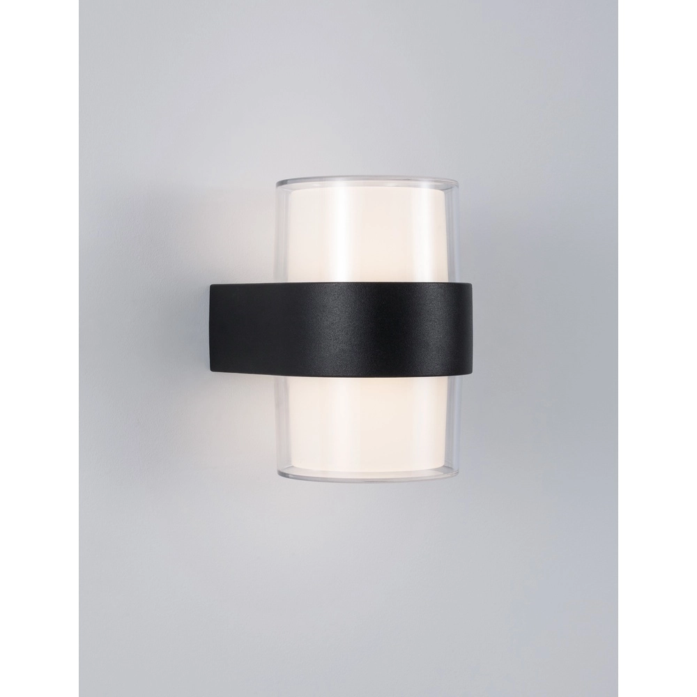 Design-Wandleuchte Darf Doppelzimmer Schwarz Lyora 5212017428202