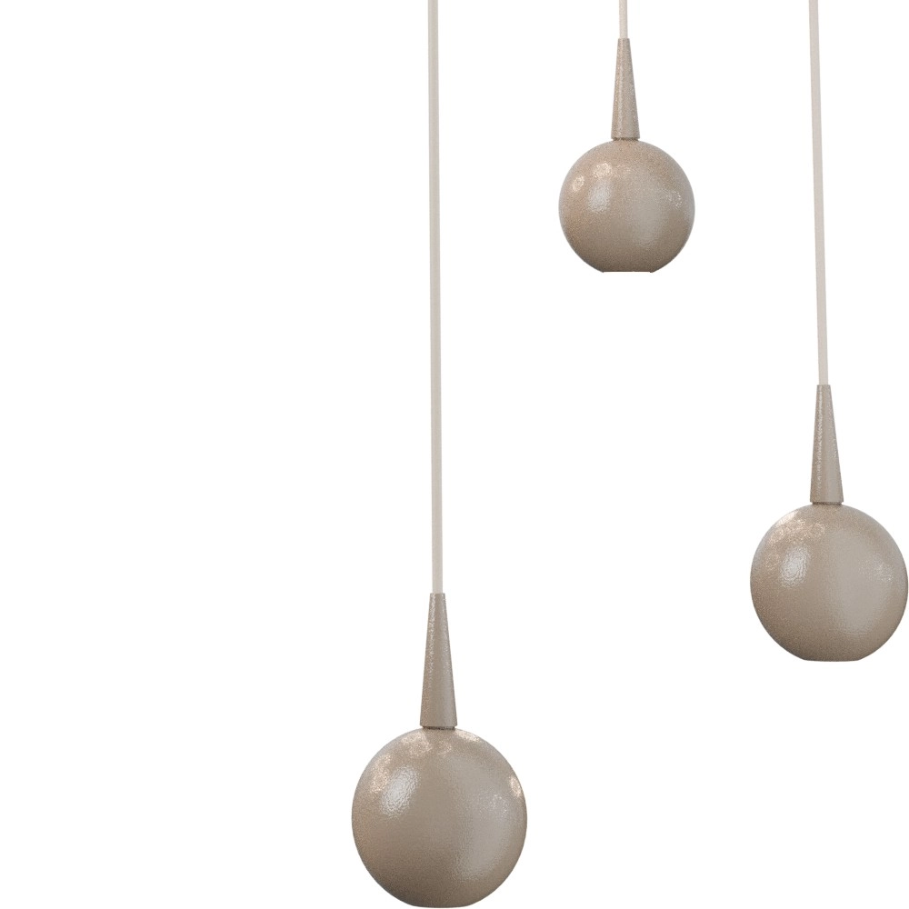 9-Licht Pendellampe Talana beige terra Ø 50cm DTW Masterlight 8718121399096