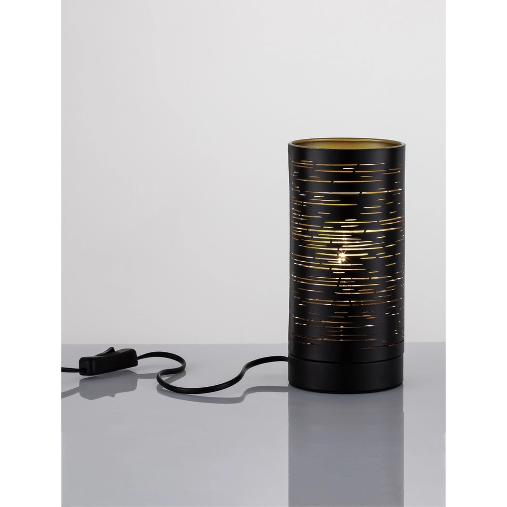 Tischlampe Zane schwarz Lyora 5212017432438